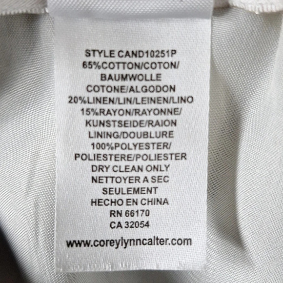 Corey Lynn Calter Black White Preppy Gingham Off The Shoulder Mini Dress Size XS - Picture 14 of 14